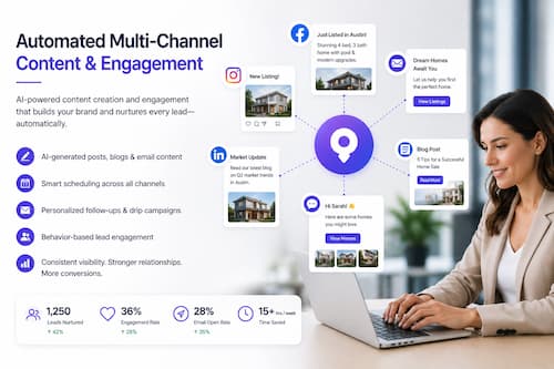 Automated multi-channel content and engagement dashboard